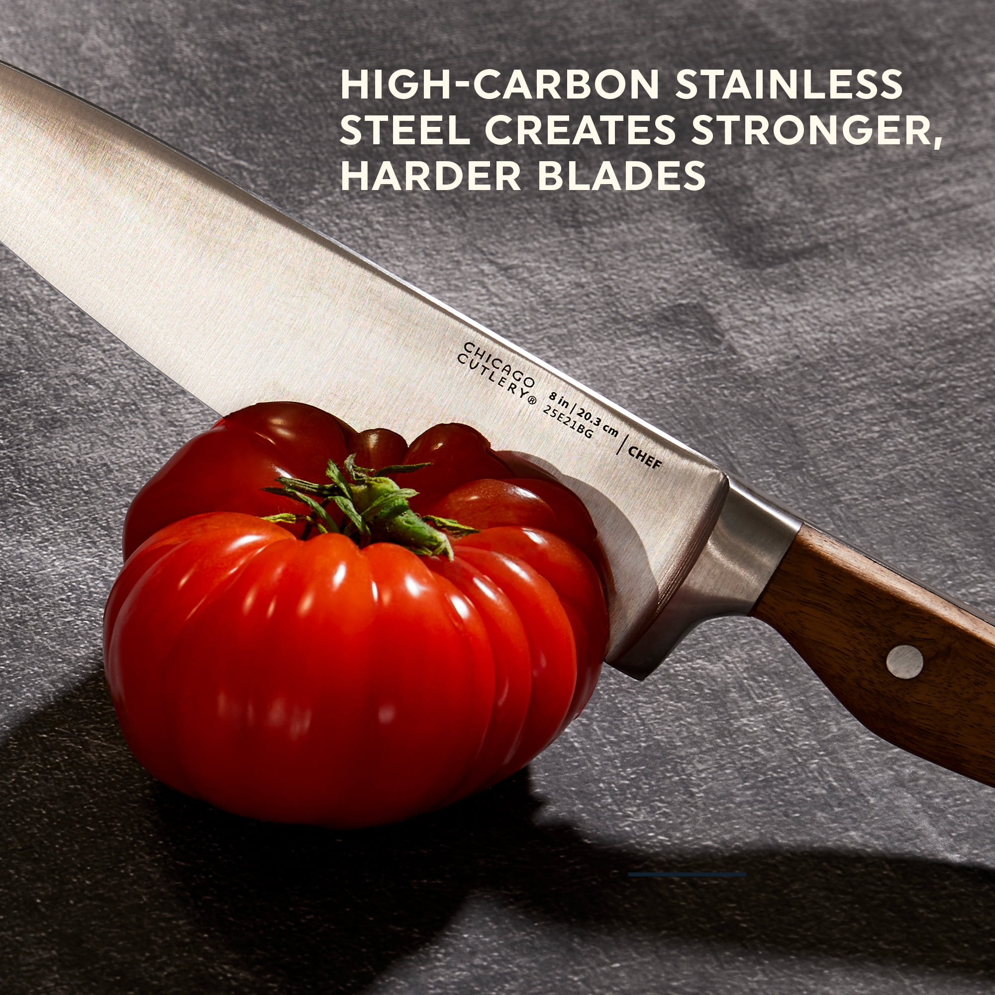 Chicago Cutlery Essentials 15 Piece Knife Set and MagnaSharp Mouse Knife  Sharpener 