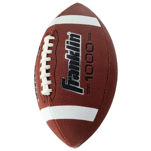 Franklin Sports Official Football - Extra Grip 1000 - Brown - 1 Inflated Ball