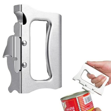 

Fovolat Can Opener Manual Stainless Steel Handheld Openers Durable and Portable Beer Cap Opener Professional-Grade Quick Bottle Openers Gift for Men Husband Father Dad Boyfriend adorable