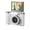 White, variant on 48MP Digital Camera with 2.4-Inch Flip Screen, Auto Focus, 8X Zoom, Anti-Shake for Travel and Vlogging, Compact and Portable