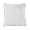 thumbnail image 4 of Mainstays Faux Rabbit Fur Pillow, 20" x 20", Gray, 1 Piece, 4 of 5