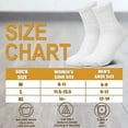 thumbnail image 2 of 06 Pairs Value Pack Cotton Diabetic Socks Crew for Men and Women White (Size 10-13), 2 of 7