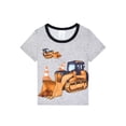 thumbnail image 5 of QEFJNO 3-12Y Boys Pajamas Little Big Boys Pajamas Short Sleeves and Pants 2 Pieces Summer Pjs Set Kid Excavator Sleepwear, 5 of 15