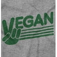 thumbnail image 2 of Vegan Peace Love Hippie Herbivore Hoodie Sweatshirt Women Men Brisco Brands L, 2 of 5