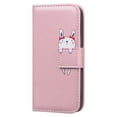 thumbnail image 2 of Feishell Case for iPhone 16 Plus, Cute Cartoon Animal Patterned Magnetic Buckle Folio Credit Card Slots Shockproof PU Leather Flip Kickstand Anti-Scratch Wallet Phone Case,Rosegold, 2 of 10