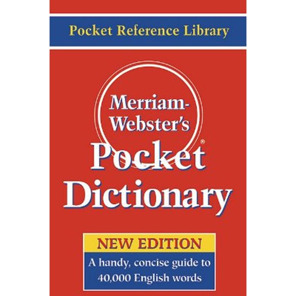 Pre-Owned Merriam-Webster's Pocket Dictionary (Paperback) by Merriam-Webster (Editor)