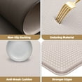 thumbnail image 5 of PABUBE Kitchen Rug and Mat Kitchen Mat Anti Fatigue, Non Slips Kitchen Floor Mat, Kitchen Rug or Mat Washable, 17"x 59", Wheat, 5 of 10