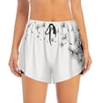 thumbnail image 2 of Daiia Dandelion Blowing In The Wind Pattern Women's 2 in 1 Running Shorts - Lightweight Athletic Workout Gym Yoga Shorts Liner with Phone Pockets-XX-Large, 2 of 7