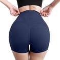thumbnail image 2 of Only Moment Women's Summer Sweat Shorts Blended Fabric High Waisted Stretch Ankle Pants for Women Business Casual Travel Athletic Work Yoga Shorts Navy,S, 2 of 8