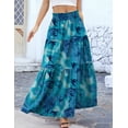 thumbnail image 2 of a.Jesdani Womens Skirts Casual High Waist Ruffle Swing Beach Maxi Skirt with Pockets s-xxl, 2 of 7