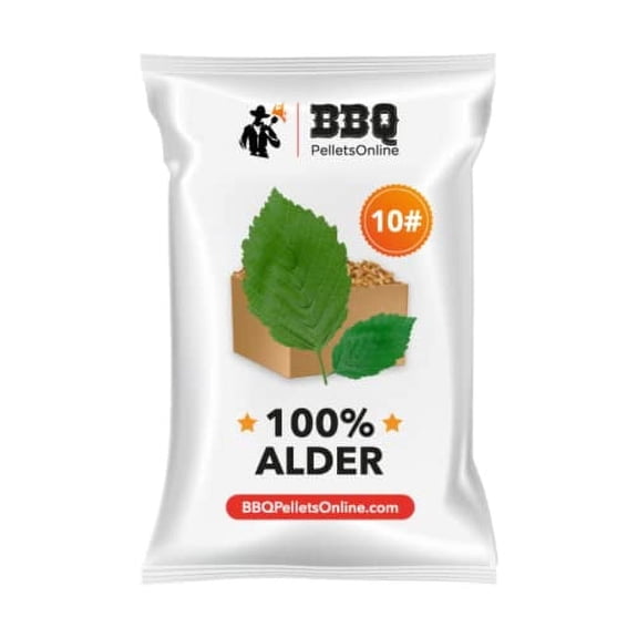 BBQ Pellets Online 100% Alder Wood BBQ Pellets (20 Pounds)
