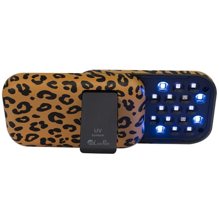 UPC: 0850009545794 | LivePure Portable UV-Sanitizer  Handheld UV Disinfectant Device with Rechargeable Battery and Medical Grade UVC Technology  Leopard