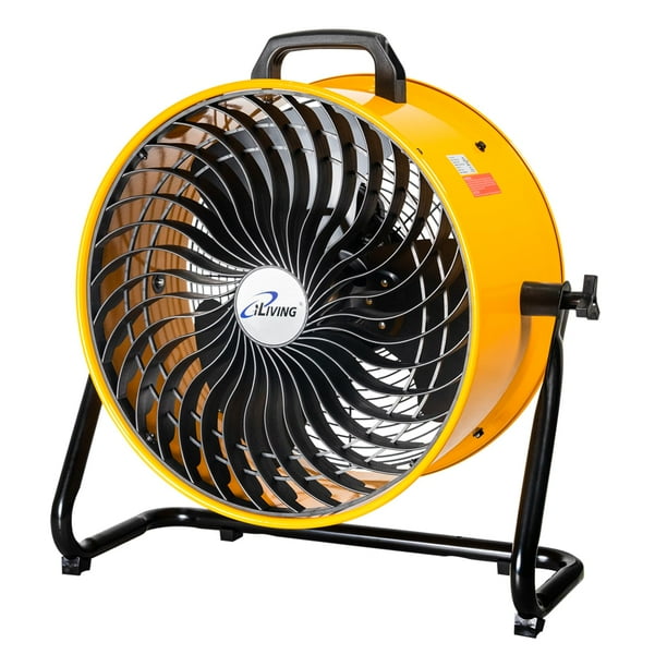 iLiving-ventilador Turbo de bajo ruido, circulador de aire portátil de 3 velocidades para tienda, oficina, invernadero, hogar y almacén