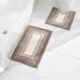 thumbnail image 5 of ACMDL    Color Bathroom Mat Modern Anti-skid Toilet Rugs Set Rectangle U Shape Doormat For Bath Capets Microfiber 50x80 50X50cm, 5 of 7