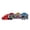 Red, variant on NFTIGB 1:48 Carrier Truck Toy Model Alloy Detachable Six Car Kids Transport Vehicles Simulation Model for 3 Years Old + (Black) - 14.96 inches / 38.00 cm