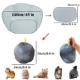 thumbnail image 4 of Parque de Juego con Tienda para Pequeños Animales GABraden Sólido-Gris, 4 of 7