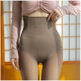 thumbnail image 3 of Hicidod Tights for Women Fleece Lined Leggings Winter Warm Fake Translucent High Waist Thermal Pantyhose Thick Sheer Pantyhose, 3 of 4