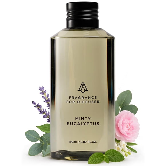AromaPlan Hotel Scents Minty Eucalyptus 5 Fl Oz (148ml), Home Luxury Aroma & Hotel Fragrance Diffuser Oil- Hotel Diffuser Oil for