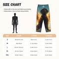 thumbnail image 4 of Lsque Golden Cloud Winged Dog Print Women's Pajama Pants, Lounge Pant - Comfortable Home Wear,Elastic Waistband, Stylish Design-Small, 4 of 9