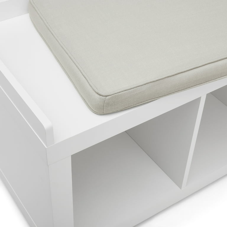 White storage cheap bench walmart