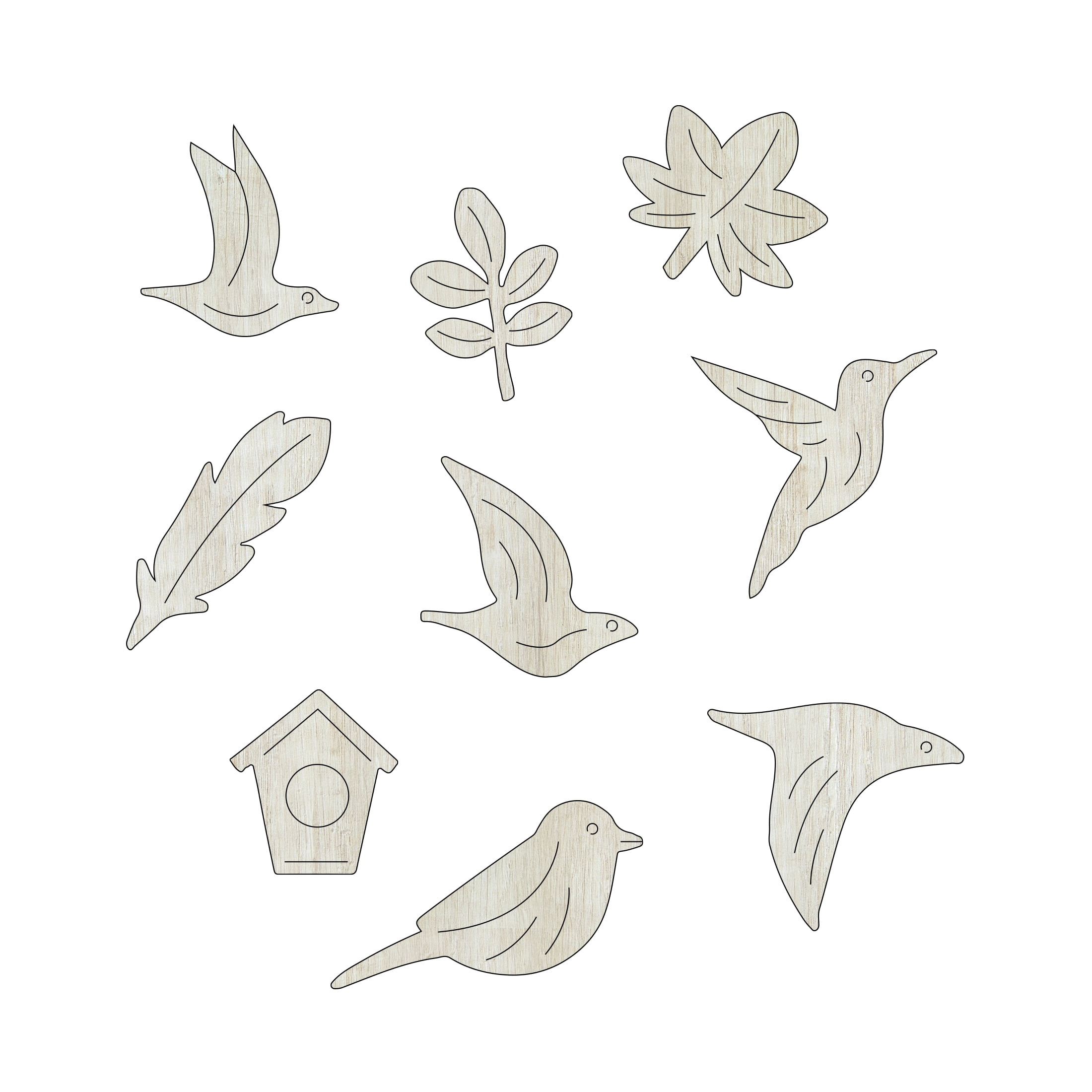 AreYouGame.com Wooden Jigsaw Puzzle - Birds: 402 Pcs