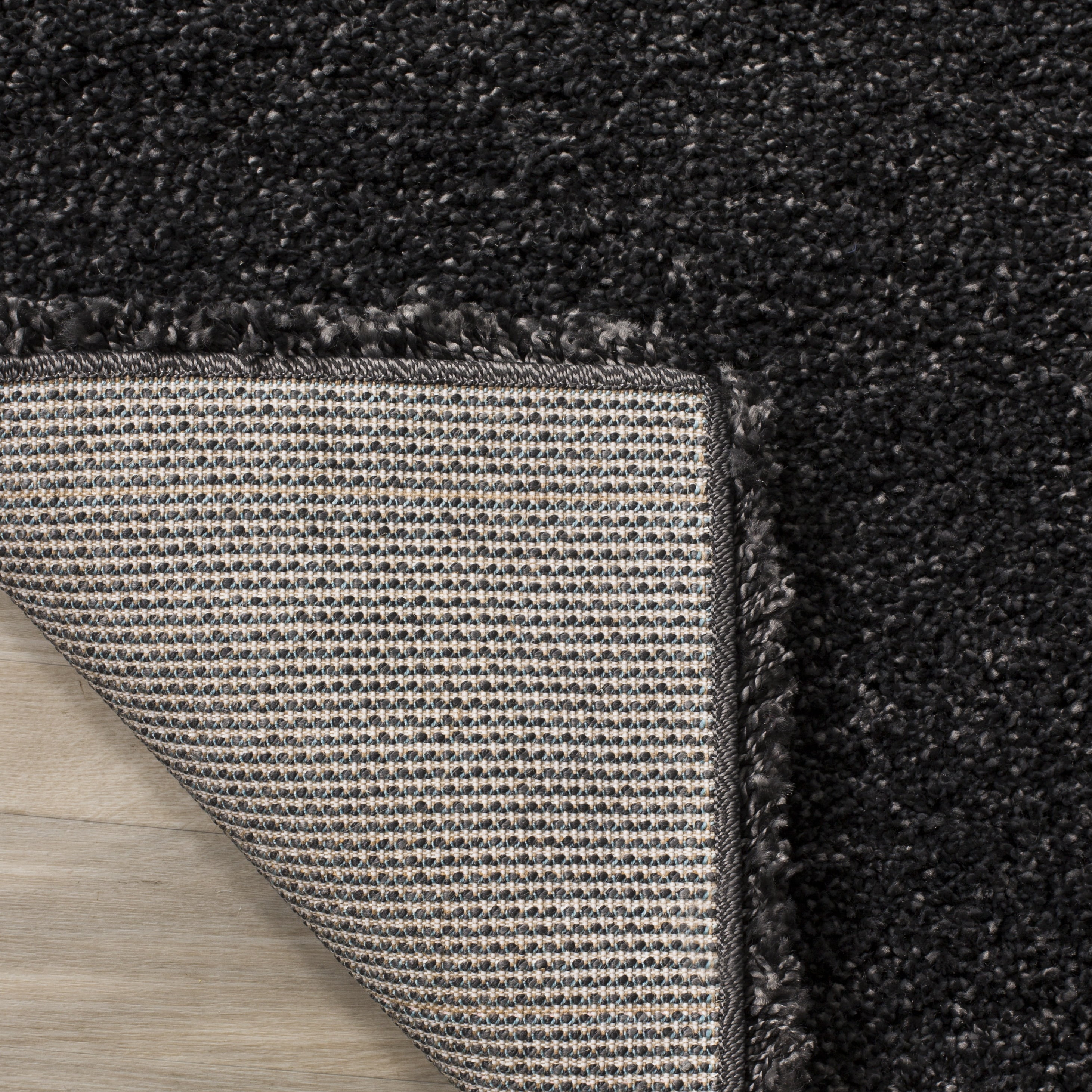 SAFAVIEH Milan Harlow Solid Plush Shag Area Rug, Dark Grey, 2' x 4' - Modern Design, Dark Grey, Non-Shedding & Easy Cleaning, Ultra Plush Thick Pile, Ideal for Living Room, Bedroom, Entryway