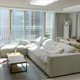 thumbnail image 1 of Modern Home Living Room Sofa Set Furniture White Linen Feather Cream Beige Fabric l Shaped Corner Modular Couches Sectional Sofa My Lux Decor Round, 1 of 6