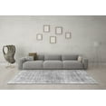 thumbnail image 3 of Ahgly Company Indoor Round Abstract Gray Modern Area Rugs, 6' Round, 3 of 4