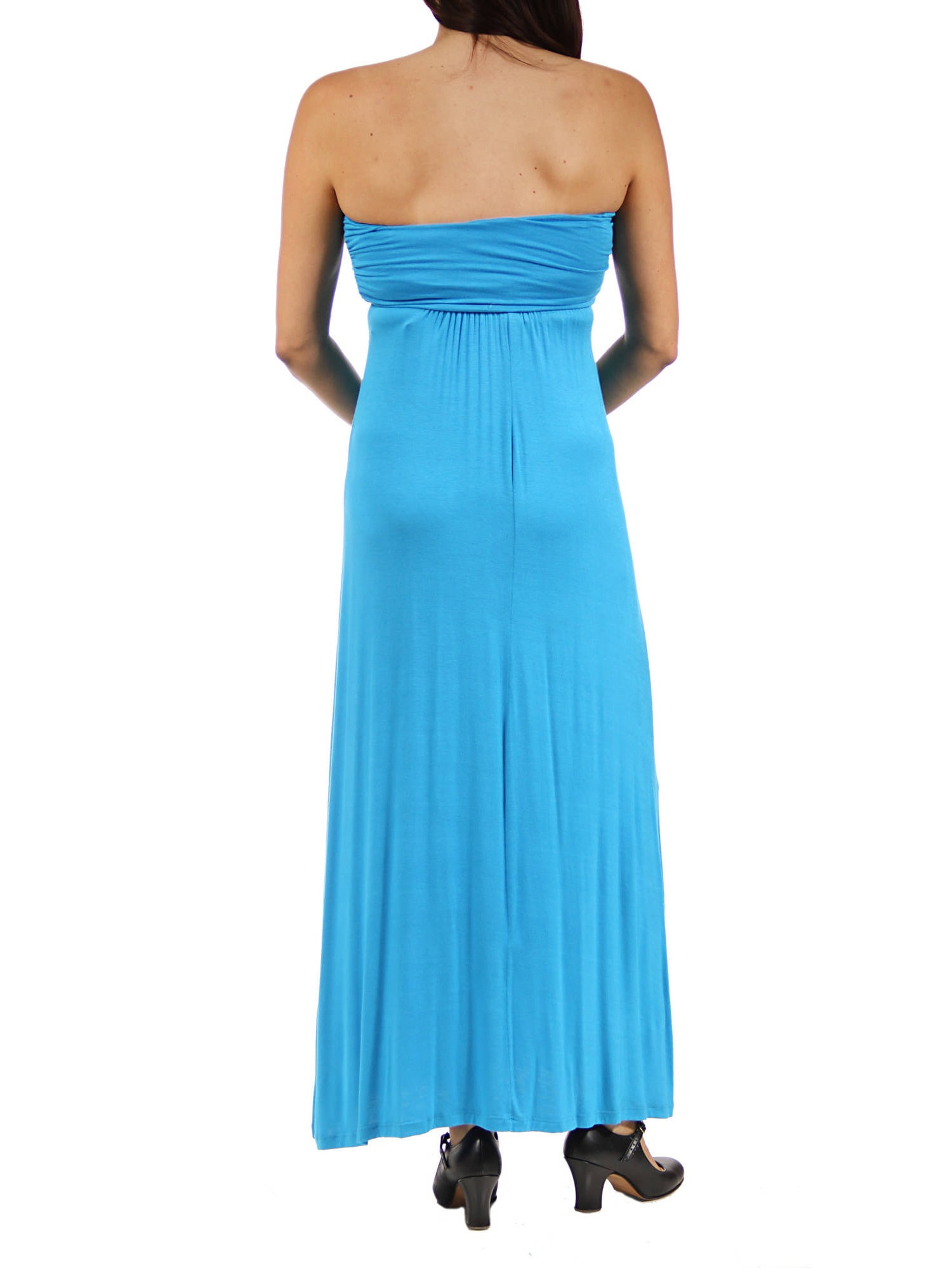 Women's Maternity Strapless Maxi Dress