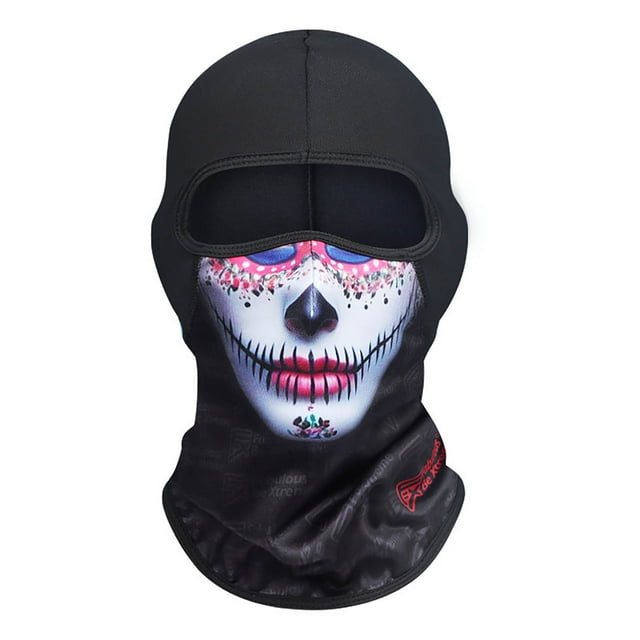 TIELUTT Hat Style Sunscreen Breathable Full Face Motorcycle Cycling Full Head Suitable for Holidays Such As Carnival Thing One and Thing Two for Riding 3 Merchandise Ski Back Full Face Protective Hat