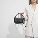 thumbnail image 1 of Bolso Cruzado Mujer Hombro Transparente Con Cadena Casual Pu Cu Cuero Pequeña Billetera Jalea Compras Bolsas, 1 of 9