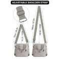 thumbnail image 4 of Deago Women Nylon Tote Purse Waterproof Multi-function Crossbody Shoulder Handbags Light Travel Messenger Bag (Khaki), 4 of 10