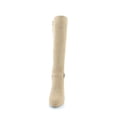 thumbnail image 2 of Naturalizer Women's Taelynn Knee High Boots Taupe Suede Wide Calf 6.5M, 2 of 8