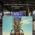 thumbnail image 3 of Bathroom Scale, Highly Accurate Digital Body Scale,Precisely Measures Weight up to 400 lbs-Pineapple Wearing Sunglasses And Headphones On The Beach, 3 of 4