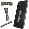 thumbnail image 2 of LoveHandle Poignée Universelle pour Téléphone Intelligent et Mini Tablette, Design Léopard avec Sangle Élastique et Base Noire, 2 of 5