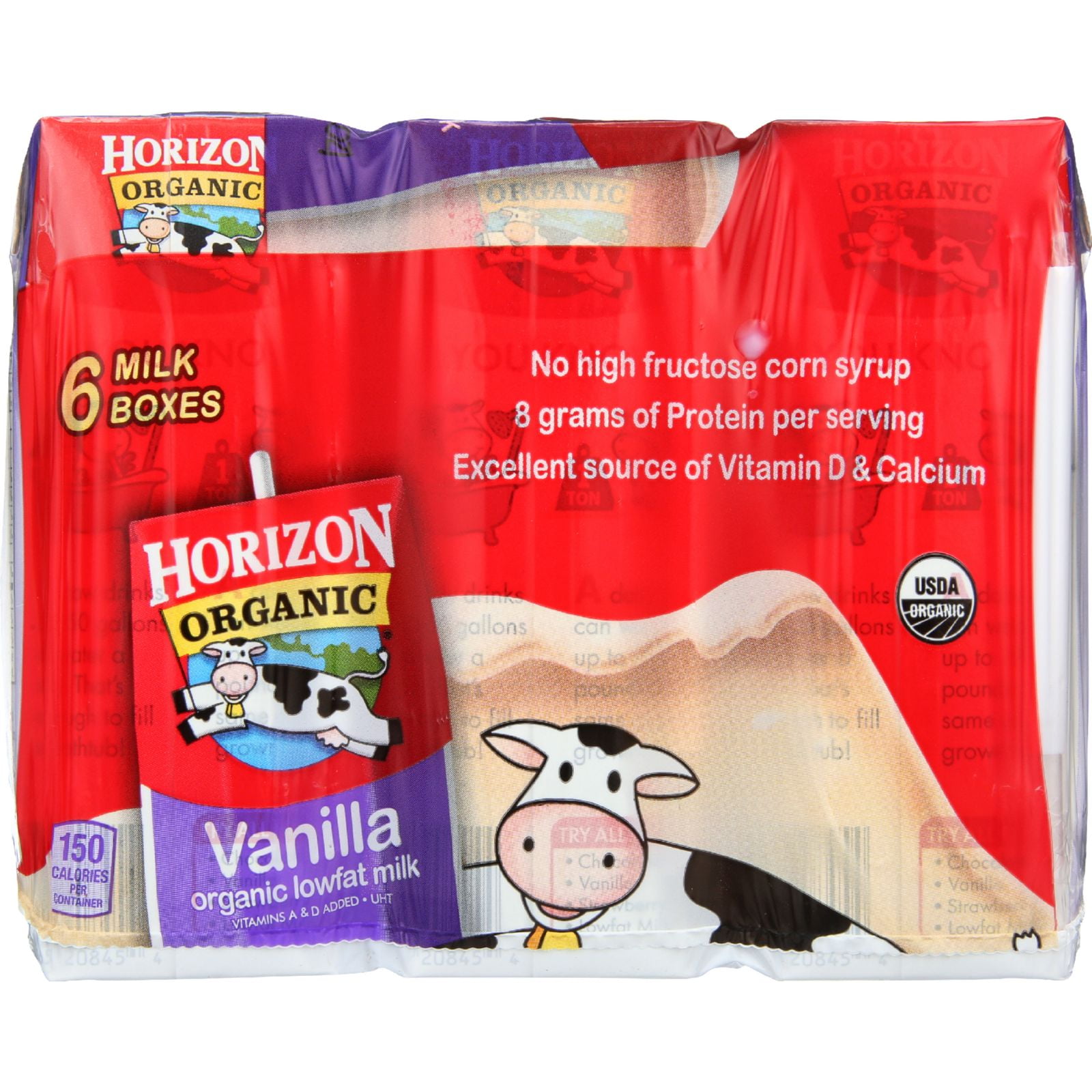 Horizon Organic Dairy Milk Organic 1 Percent Lowfat Box