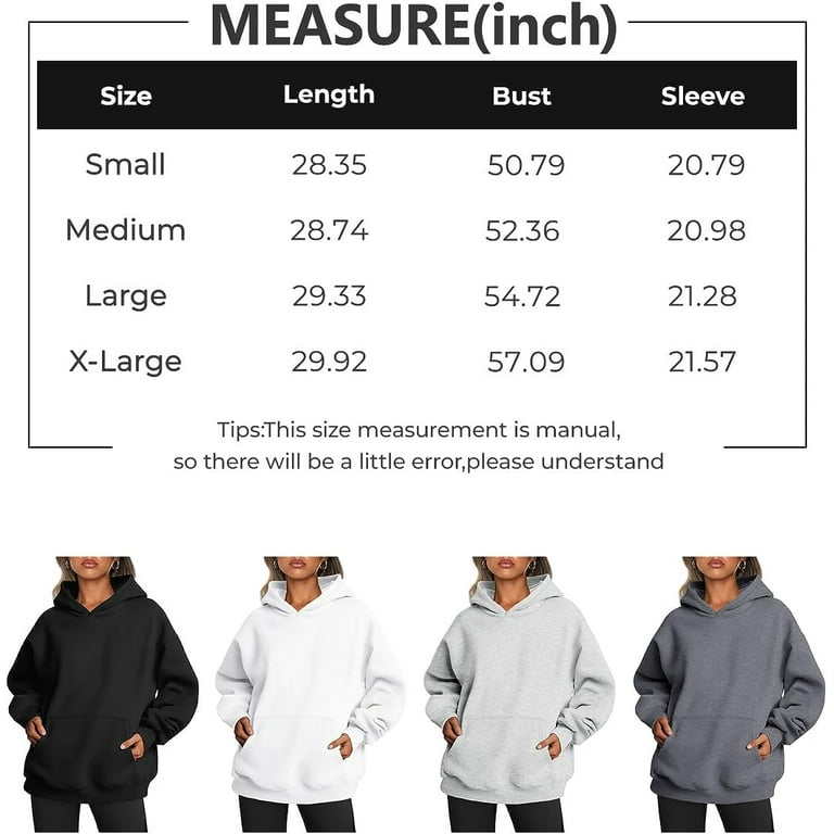 EFAN Womens Oversized Sweatshirts Hoodies Fleece Crew Neck Pullover Sweaters Casual Comfy Fall Fashion Outfits Clothes 2023