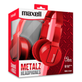thumbnail image 2 of AUDIFONOS MAXMELL METALZ SMS-10 ROJO TIPO DIADEMA 3.5MM, 2 of 2