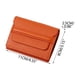 thumbnail image 2 of Estuche para tarjetas delgado con múltiples ranuras para tarjetas, compartimentos para billetes, forro con bloqueo RFID, diseño compacto para mujer, acabado en cuero negro, ideal para uso diario., 2 of 5