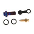 thumbnail image 3 of Ruiboury Banjo Bleeder Screw Adapter Bleed Screw for Fuel Oil System Blue 1.25 Blue 1.25, 3 of 6