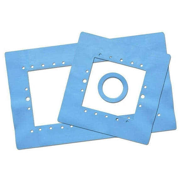 HydroTools Wall Saver Swimming Pool Skimmer Gasket Set - 15.5" - Blue - 3pc