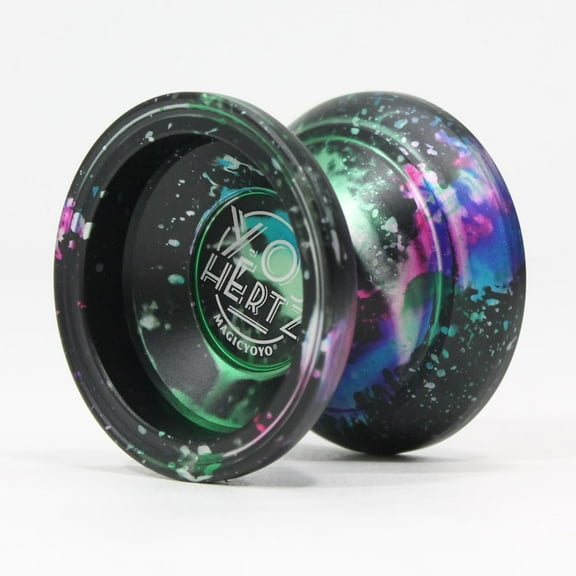 MAGICYOYO Y03 Hertz Yo-Yo - Streamlined V Design YoYo (Black/Green/Pink)