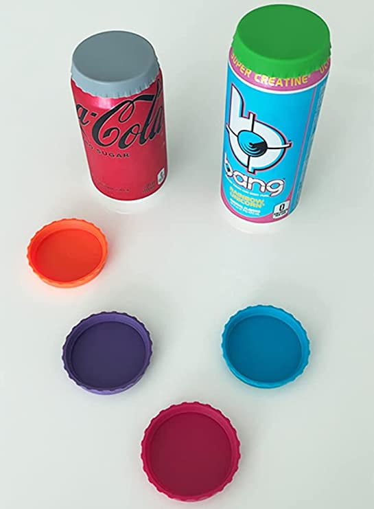 Nvzi Silicone Soda Can Lids, 2 Pack Soda/Beverage/Beer Can Lids, Can ...