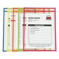 thumbnail image 2 of Stitched Shop Ticket Holders, Neon, Assorted 5 Colors, 75", 9 X 12, 10/pack | Bundle of 10 Packs, 2 of 5