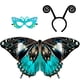 thumbnail image 1 of Disfraz IROLEHOME con alas de mariposa para niñas de 3 a 9 años, 1 of 6