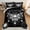 Black, variant on Marble Printed Comforter Sets Queen,Retro Style Watercolor Artwork Design for Bedroom Decor.Bed Comforter for Girls Women with 2 Pillowcases.