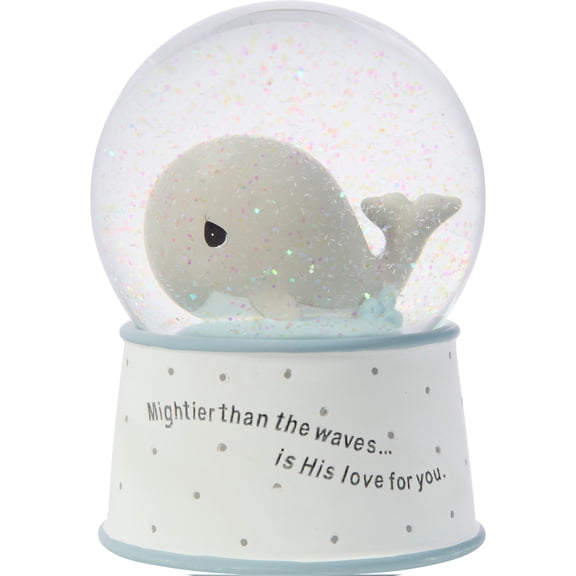 Precious Moments Mightier Than The Waves Whale Musical Snow Globe, 1 Each
