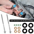thumbnail image 4 of Diesel Injector Seal Kit Sturdy Injector Seal and Bolt Set Leak-Proof Injector Seal O-Ring Kit Durable Car Fuel Injector Seal Ring Kit Replacement for Car, 4 of 10