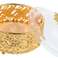 thumbnail image 3 of FESTFENDS Bote De Almacenaje Dorado Con Para Snacks Y Dulces Con Material, 3 of 7