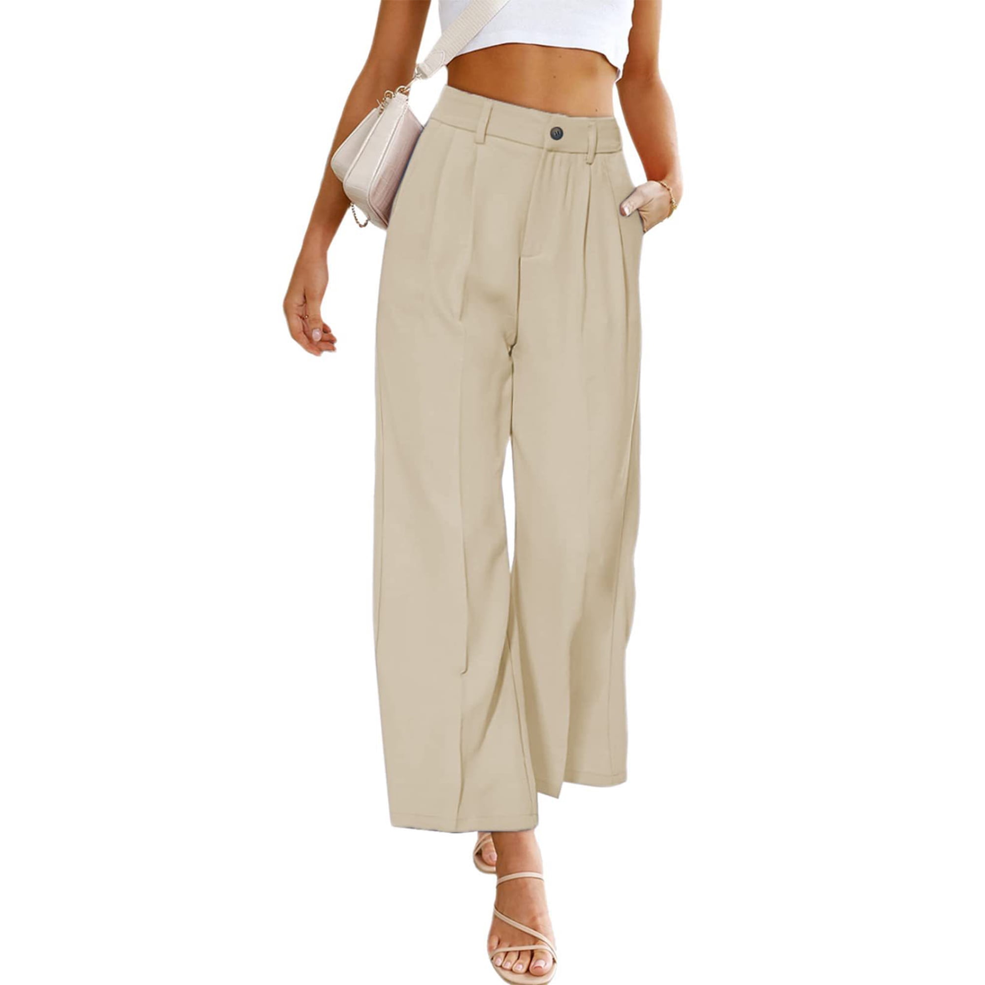 High waisted ladies trousers deals